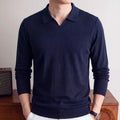 Riviera Knitted Polo Shirt - Open Collar